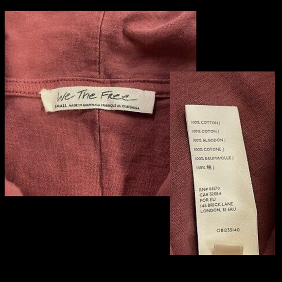 NWT! Free People Cowl Neck Sweater Tee - Picture 7 of 9